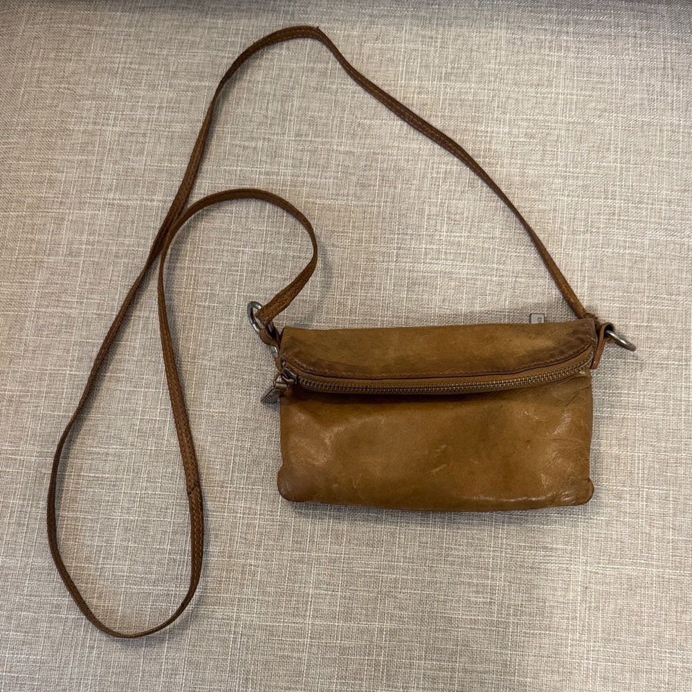 HOBO Brown Leather Crossbody Bag